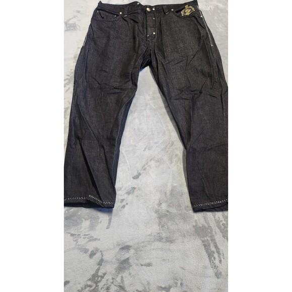 COOGI Australia Men's Black 46X38 Black Embroidered Jeans - Picture 8 of 13